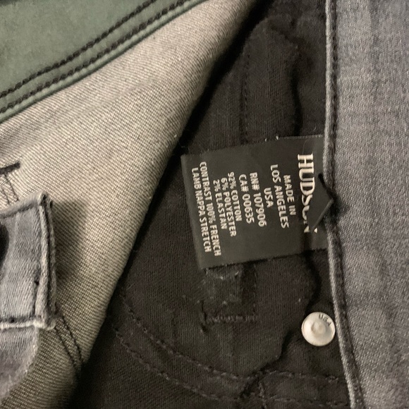 Hudson Jeans with leather detail - Picture 6 of 6